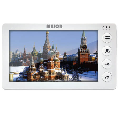 MAJOR ALFA PRO 2 Белый монитор видеодомофона